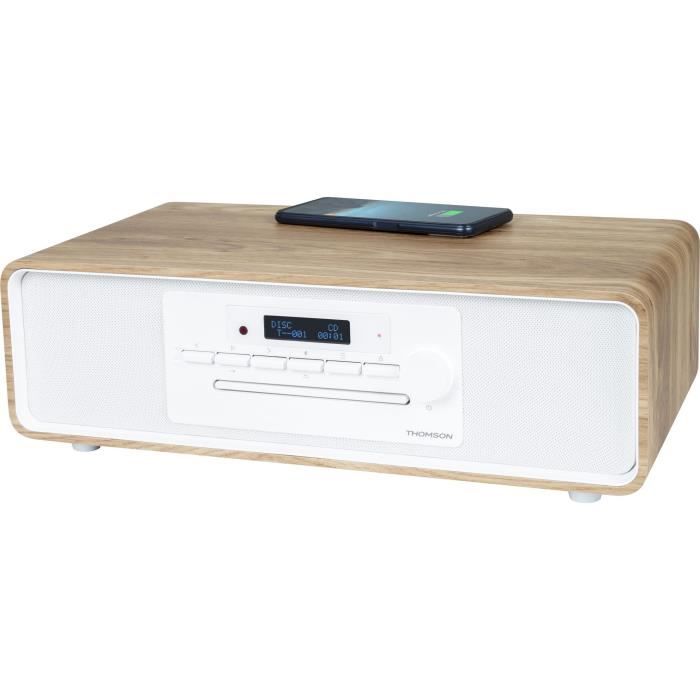 Micro-chaîne bluetooth - thomson - cd/mp3/usb/radio fm/dab+ - 75w - affichage lcd - télécommande