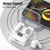 Noise Vaorlo Earphones Cancel Wireless Led Digital Display Headphone Mini Inear Headset With Hd Microphone For All Smartphones