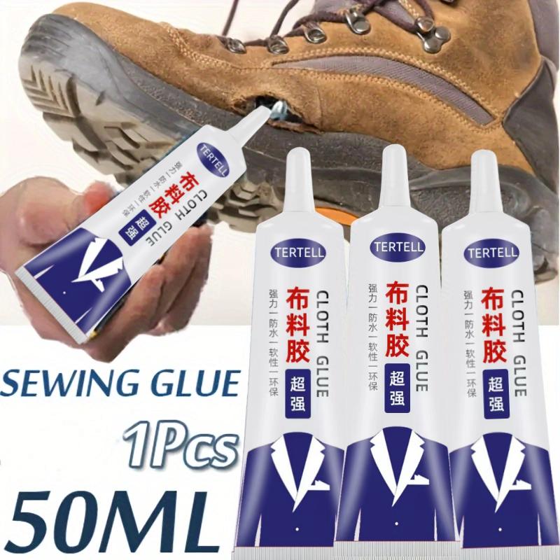 50 мл высококачественного многофункционального клея для быстрого склеивания и ремонта одежды, джинсовой ткани, искусственной кожи и тканей