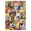 Puzzle Life Cute Cat Family, 38x52cm, 1 Piece, Korean Popular Puzzles