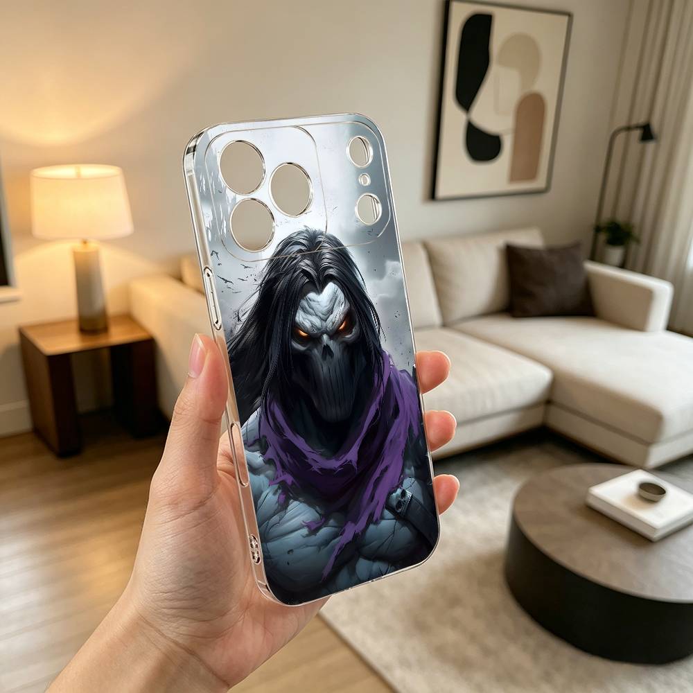 Чехол для телефона D-Darksiders для iPhone 17 16 15 14 13 12 11 Mini Pro Max Plus Прозрачный чехол