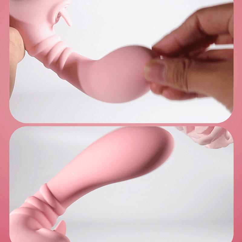 Вибратор для лизания языка для женщин, стимуляция точки G, вагинальный массаж, лизание клитора, оргазм, фаллоимитатор, оральный секс-игрушки для взрослых 18