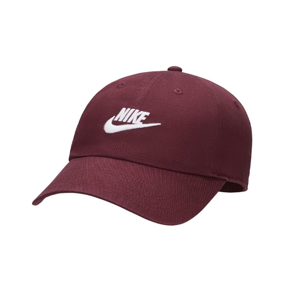Nike Logo Cotton Baseball Cap Unisex Hats Red FB5368-681