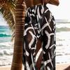 Plus Size Printed Women's Beach Pants - Sexy, Slimming, and Breathable