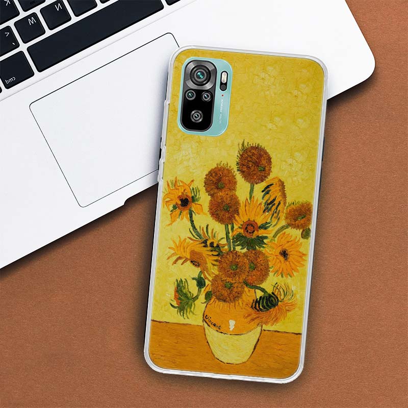 Van Gogh Oil Painting Phone Case For Xiaomi Redmi 10 10C 10A 9T 9C 9A 9 Prime 8 8A 7 7A 6 6A K20 K30 K40 Pro S2 Fundas Cover