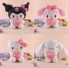 22 см Плюшевая кукла Sanrio Hello Kitty Игрушка Мультяшная Девочки Мягкое Набивное Животное Кукла-Подушка Kuromi Кукла My Melody Cinnamoroll Подарочные Игрушки