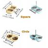 Double Bowl Bird Cage Feeder Large Capacity Bird Food Bowl Bird Water Bowl  for Small Medium Birds