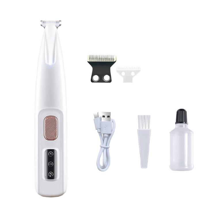 Керамическое лезвие Триммер для лап собак и кошек Беспроводная аккумуляторная машинка для стрижки с малошумным мотором и эргономичной рукояткой