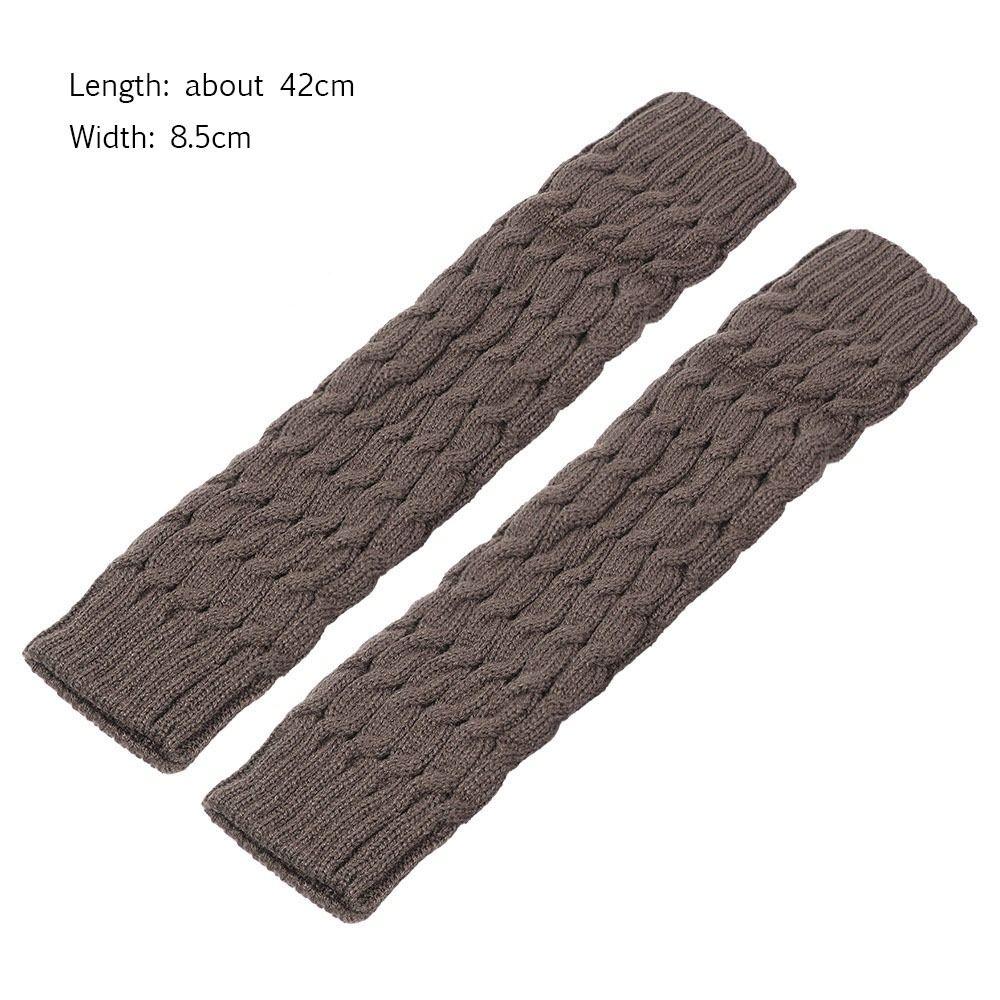 Support Knit Cable Warm Sock Long Crochet Knitted Sock Womens Winter Warm Socks Warmers Leg Socks