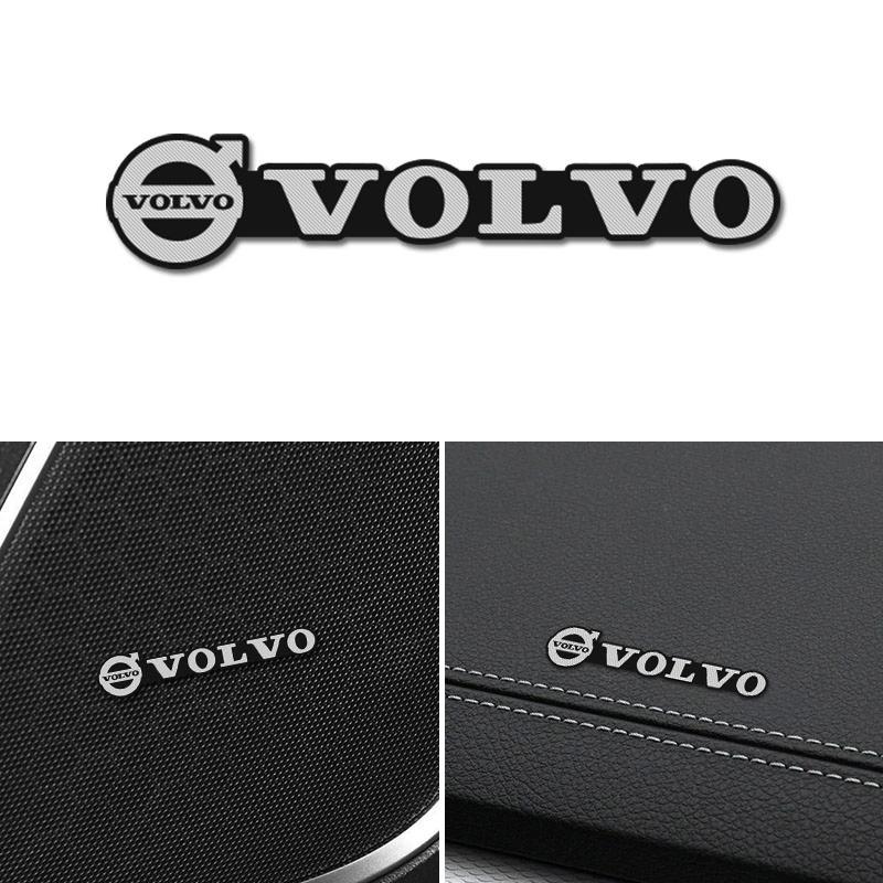 Volvo Значок Алюминий 3D Автозвук Наклейки Аксессуары Для Volvo ES90 EC40 EX40 EM90 XC90 V90 V60 XC60 V40 S80 S60 S90 C40 XC40