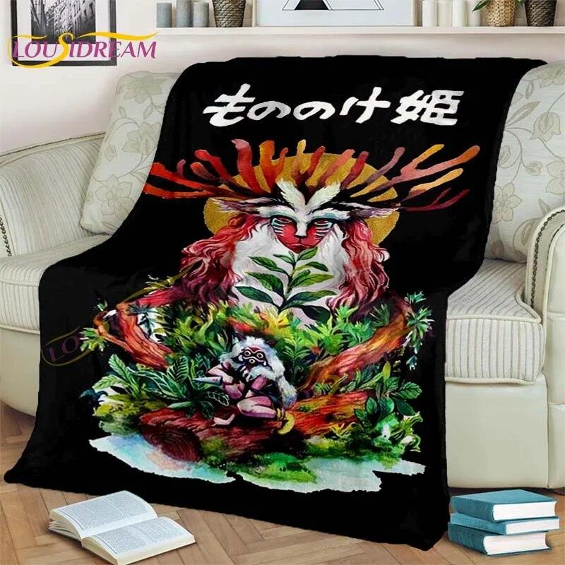 Одеяло в стиле аниме «Миядзаки», одеяло «Мой сосед Тоторо», одеяло «Унесенные призраками», фланелевое одеяло для спальни, гостиной, дивана