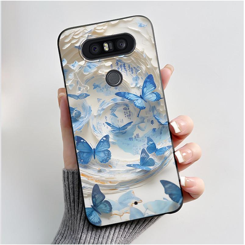 Casing For LG Q8 2017 Soft Case H970 Aesthetic Fashion Cute Cat Phone Back Cover For LG Q8 Q 8 LGQ8 Shockproof Silicone Bumper