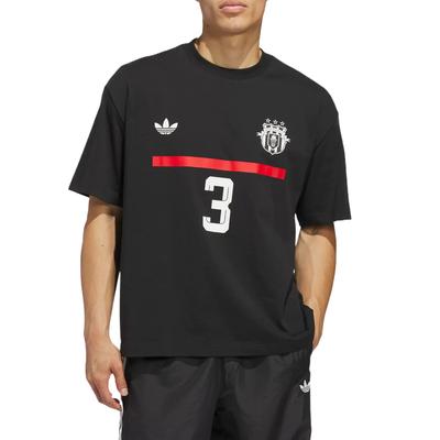 adidas Оригиналы Jabbar Ss26 Однотонная футболка с коротким рукавом и круглым вырезом Унисекс Топы JZ1146