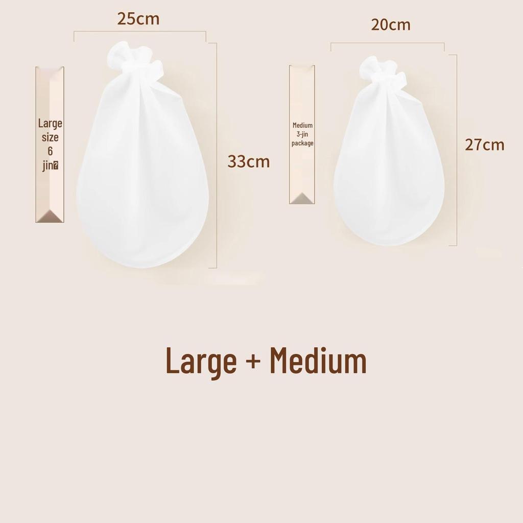 Утолщенный антипригарный силиконовый мешок для замешивания и расстойки теста с скалкой для выпечки