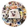 50PCS Husky Puppy Stickers Corgi Shiba Inu Stickers Toy Meme Dog Stickers  Hand Ledger