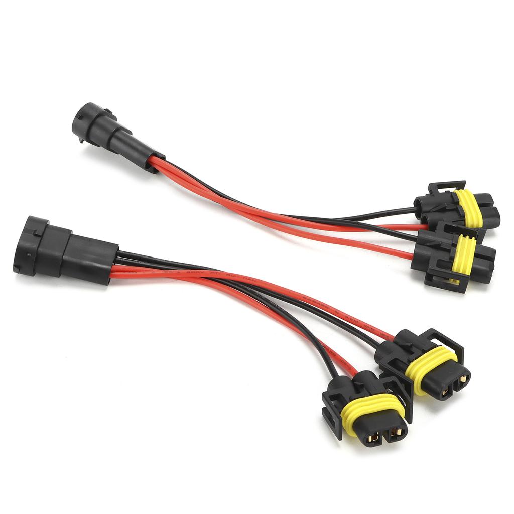 H11H8 2?Разветвитель жгута проводов «папа-мама» для противотуманных фар дальнего света ближнего света Dual Quad