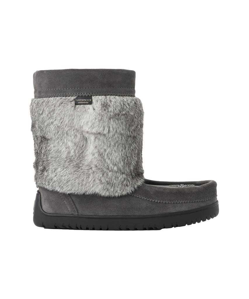 Manitobah Waterproof Half Mookluk Boots_Charcoal