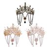 Женские кисточки короны уникальные модные головные уборы фестивальные праздничные повязки на голову для вечеринок и торжеств