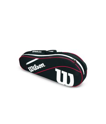 Wilson Tenisová taška Advantage III Triple, Černá/Bílá