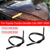 755510C050 755520C050 13м Для Toyota Tundra Double Cab 2007- 2 шт. Декоративные накладки-уплотнители для водостоков крыши автомобиля Аксессуары