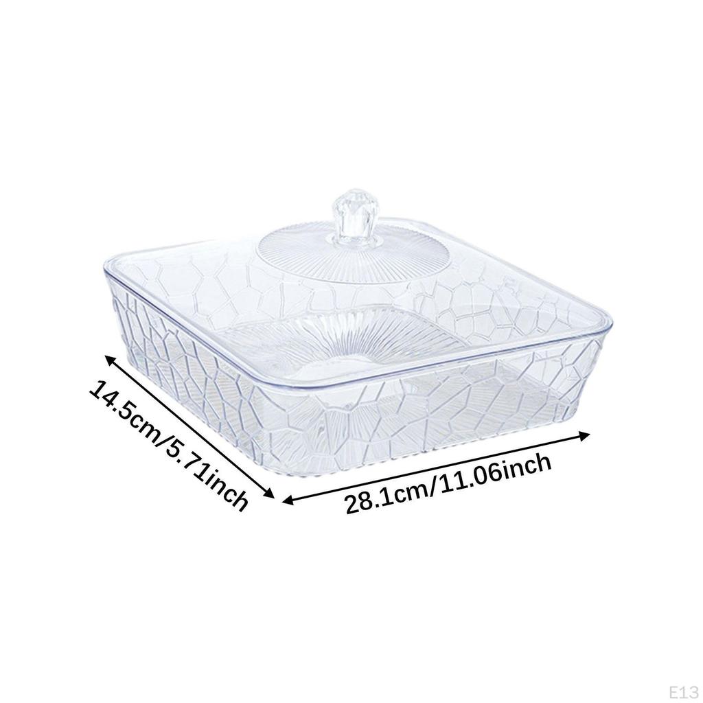 Поднос для хранения продуктов с крышкой для мероприятий и встреч