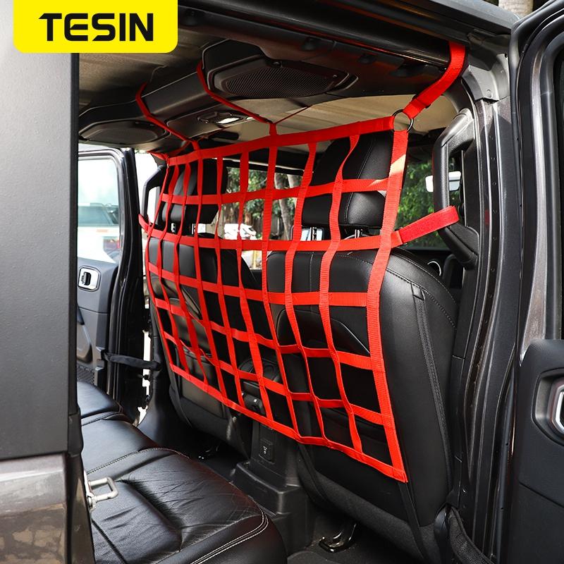 Изолирующая сетка на заднее сиденье автомобиля, 2/4 двери, барьер для заднего сиденья автомобиля, разделительная сетка для собаки, для Jeep Wrangler JK JL JT
