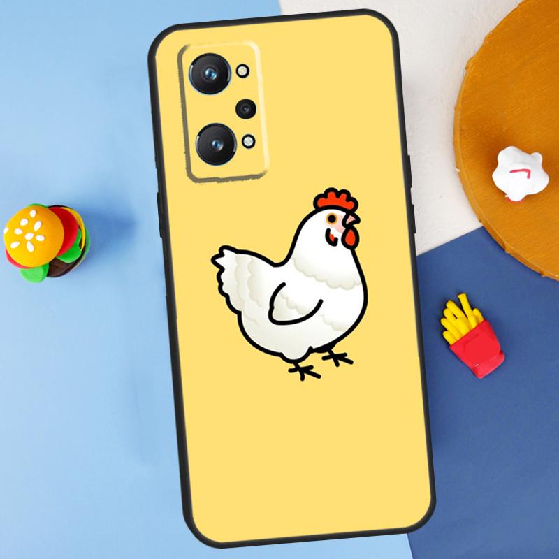 Chubby Chicken For Realme GT 6 6T 5 GT7 Pro C61 C75 C55 C51 C21Y C25S C67 C53 13 12 10 11 14 Pro Plus Case