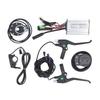 Electric Bike Lithium Modification Kit 17A Sinewave Controller LED900S Display with 109R Thumb Throttle 8C Brake Lever