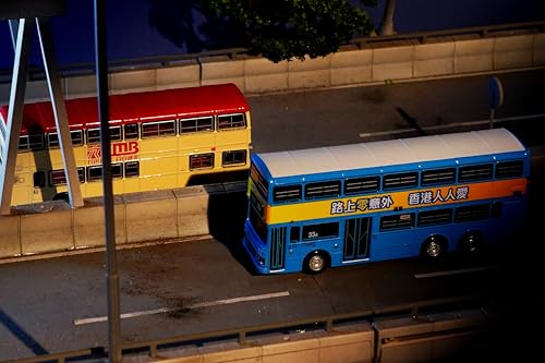 Tiny City 1/110 Деннис Драгон KMB 11м Ноль Аварий (33А) Двухэтажный Автобус Diecast Модель Машинки «Ноль Аварий на Дороге, Любовь к Жителям Гонконга»