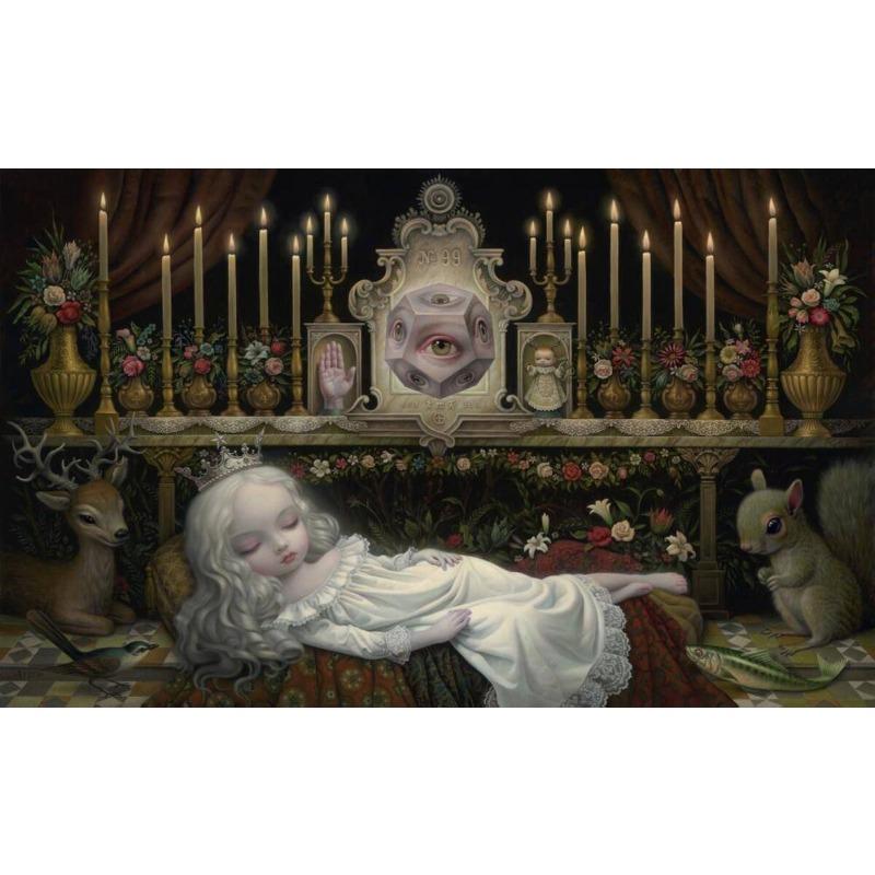 Мрачный мир жуткий мультяшный арт Марка Райдена постеры холст живопись поп настенный арт принт картины для стены гостиной домашний декор