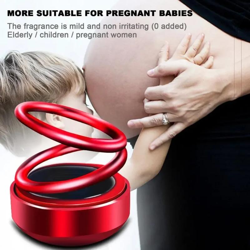 Солнечная энергия двойное кольцо подвеска автомобильный ароматизатор креативный автомобильный ароматизатор автомобильные парфюмерные аксессуары