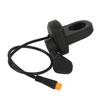 Electric Bicycle Thumb Accelerator Responsive Bike Conversion Trigger Throttle with Waterproof Plug