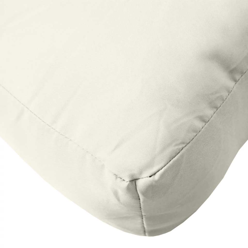 Pallet Cushion Melange Cream 60 x 60 x 9.5 cm Fabric