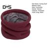 Winter Cycling Scarf Double-Layer Neck Warmer Knit Thickened Fleece Lined Elastic Soft Circle Scarf Neck Gaiter