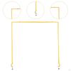 Over The Table Rod Stand with Clamps Assembly Required Heavy Duty Holder Metal Balloon Arch