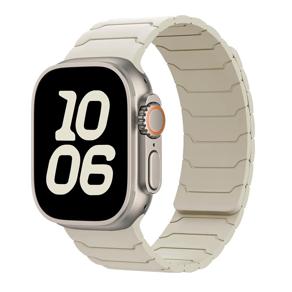 Armor Warrior Silicone Magnetic Strap for Apple Applewatch Watch Iwatch109876 Men and Women