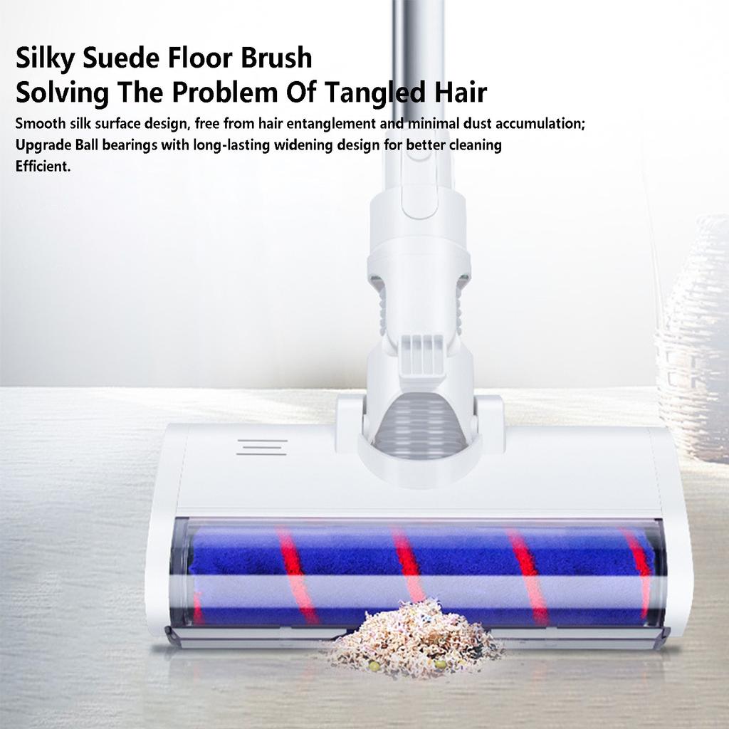 Беспроводной пылесос, электрическая щетка для пола с мягкой бархатной барабанной всасывающей головкой