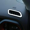 For Jeep Renegade 2015-2023 Silver Steel Dash L&R AC Air Outlet Vent Trim 2pcs
