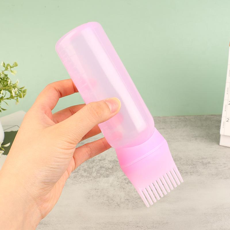 1 шт. 120 мл пластиковый флакон-аппликатор для масла для волос, флакон для парикмахерского шампуня, многоразовый флакон для окрашивания волос, инструменты для укладки