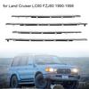 4 шт. Накладка оконного молдинга для Toyota Land Cruiser LC80 FZJ80 1990-1998 для Lexus LX450 1990-1998 Уплотнитель двери 75710-60021