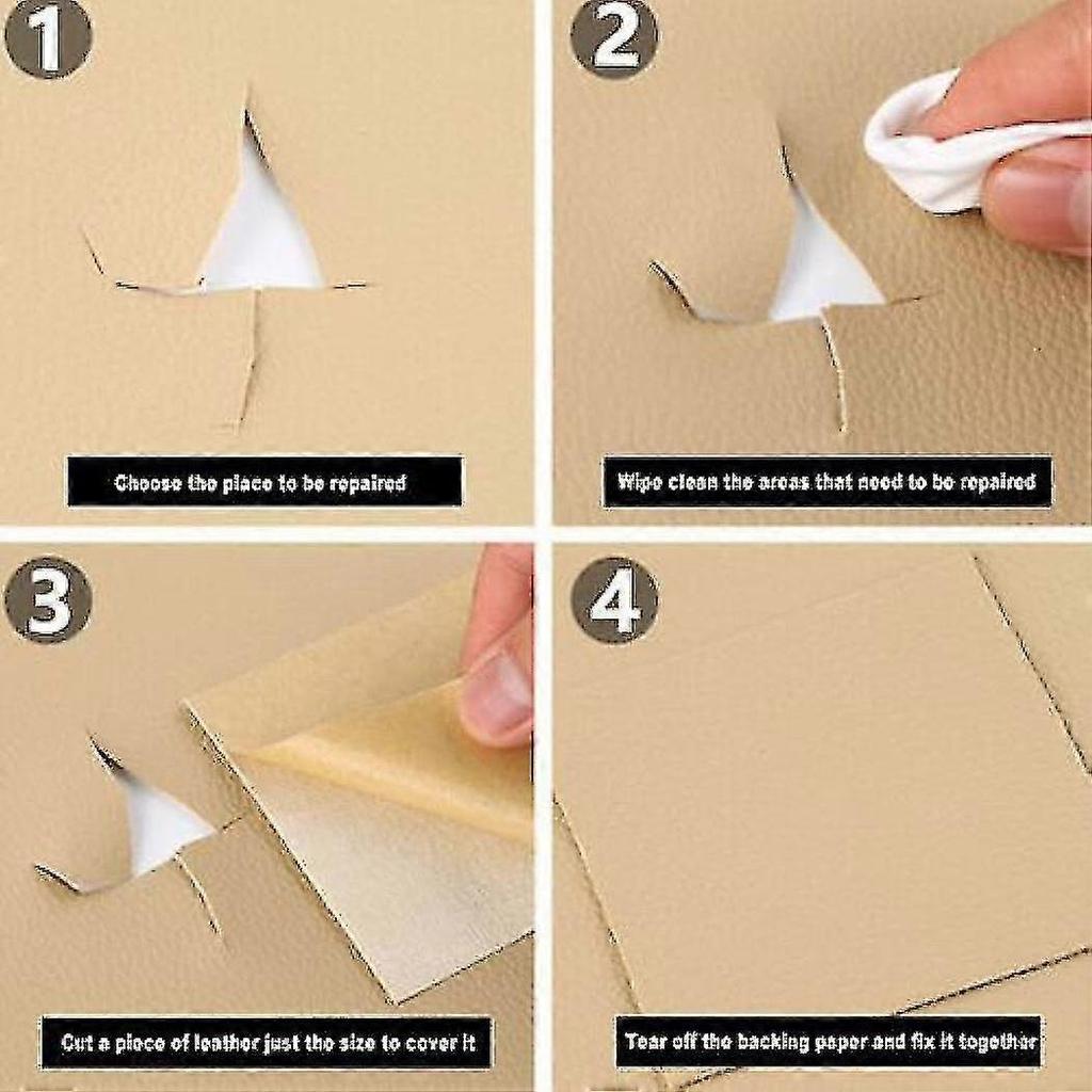 Car Seat Chair Renovation Sticker, Self-Adhesive Leather Repair Patch Sofa 1pc - RiRi