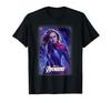 Marvel Avengers Endgame Captain Marvel Galaxy Poster T-Shirt