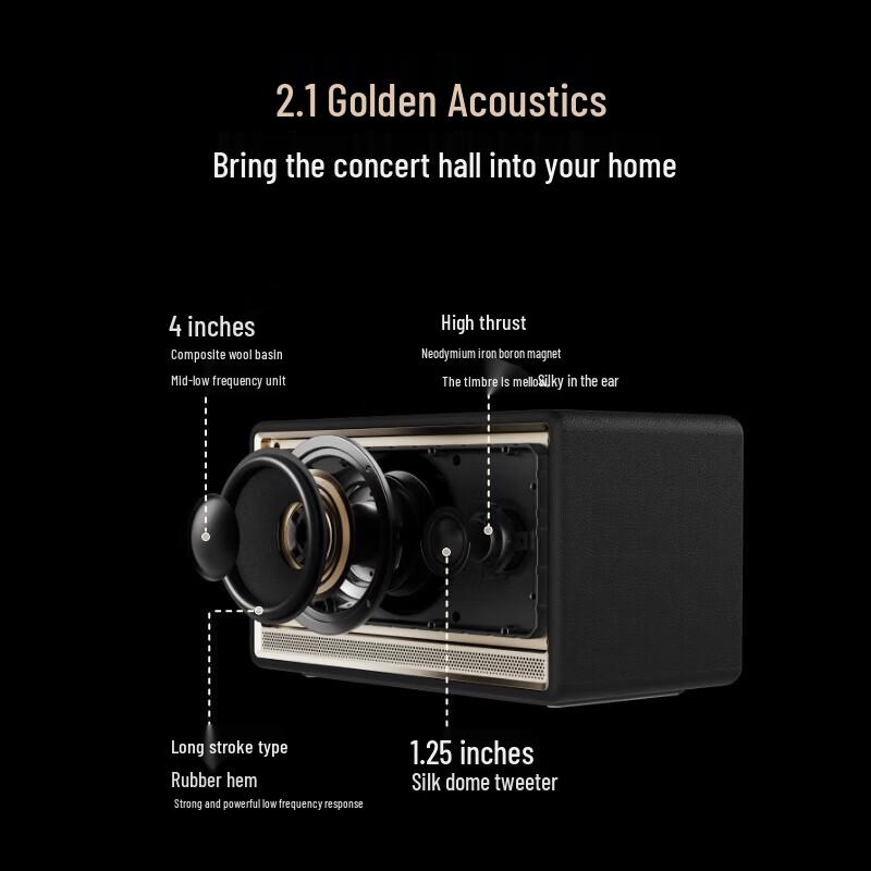 Edifier Bluetooth-колонка Evo Soul с высоким качеством звука, китайская вилка (адаптер в комплекте) (Китайская версия)