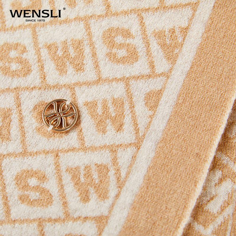 WENSLI Women's Pure Wool Winter Scarf