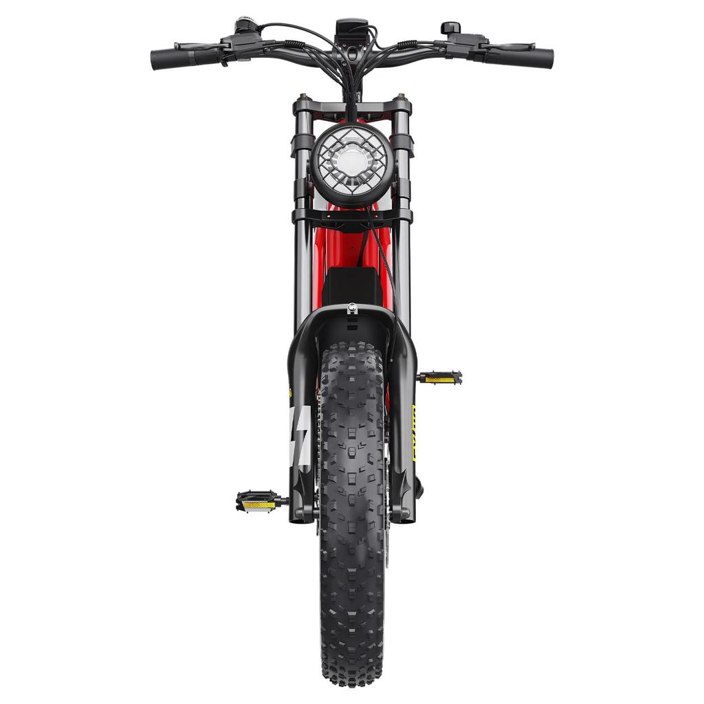 Электровелосипед Hidoes B6 для взрослых 1200 Вт, 20-дюймовый внедорожный горный велосипед с аккумулятором 48 В 15,6 Ач, полная подвеска