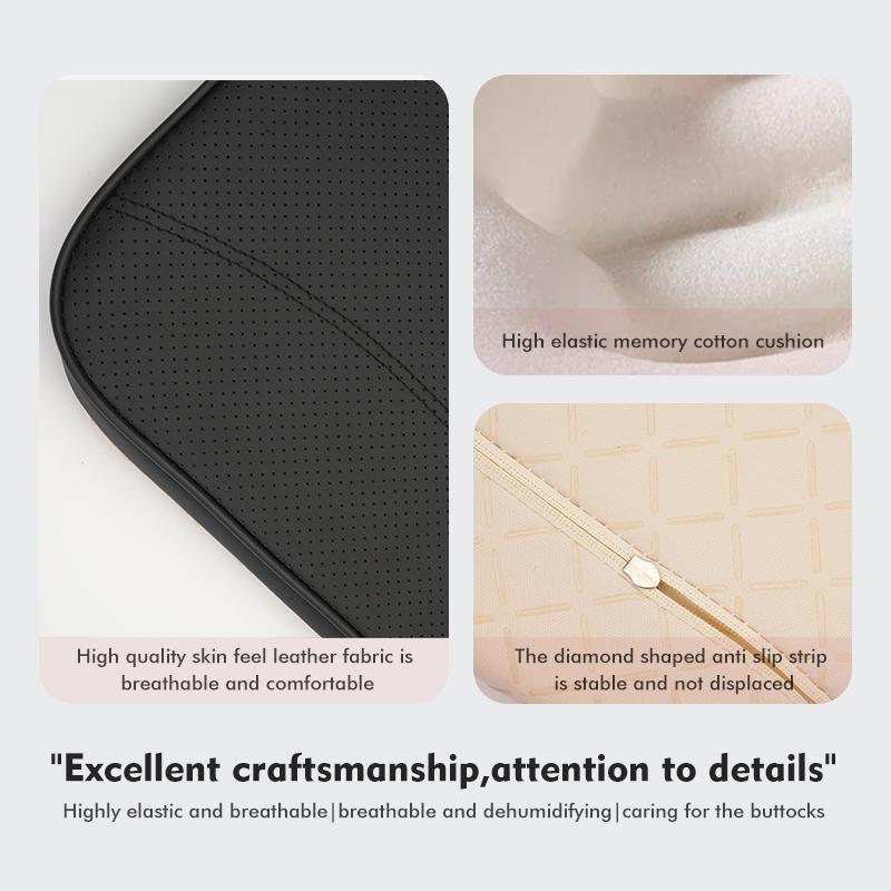 JQOZ8 For Ford Car Seat Cushion Luxury Leather Support Pad Sponge Seat Cover Escape Ecosport Fusion Explorer Expedition Taurus