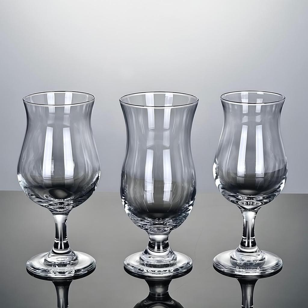 Thickened Glass Juice and Beer Hurricane Tulip Cup