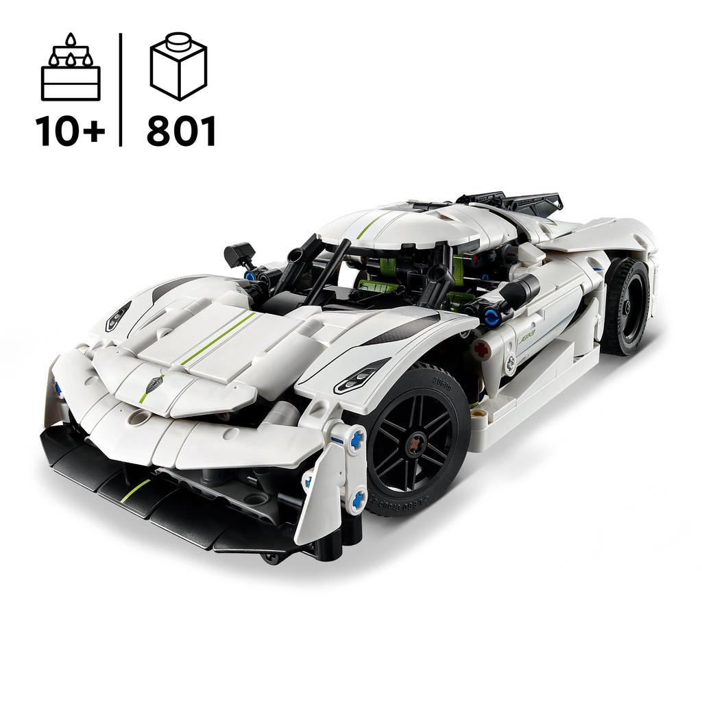 LEGO Technic Koenigsegg Jesko Absolut Hypercar 42184 Ages <White> 10+