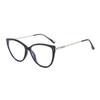 Tortoiseshell Cat-Eye Glasses for Nearsighted Women: Light, Large Frames, Decorative, Fits Square/Round Faces, Prescription-Ready