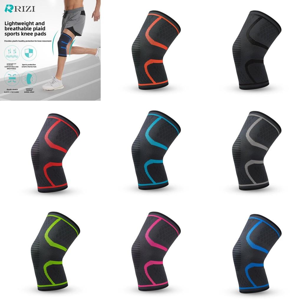 Унисекс наколенники для спорта из мягкого полиэстера и эластичного спандекса для бега и баскетбола